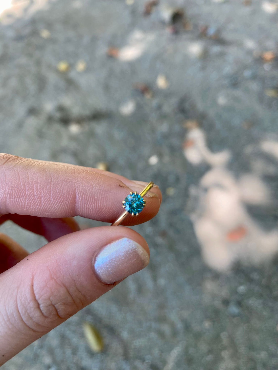 A + H: "...something blue"