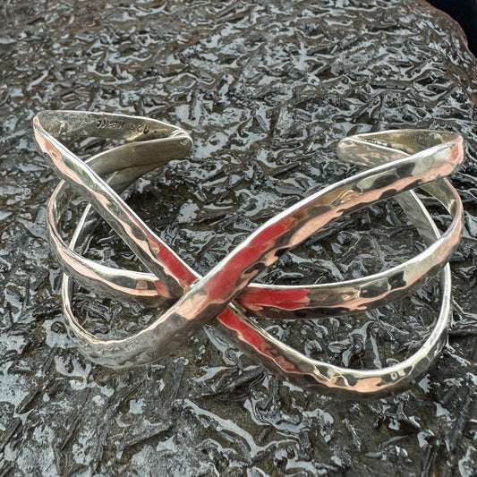 "X Factor" Sterling SIlver Cuff Bracelet