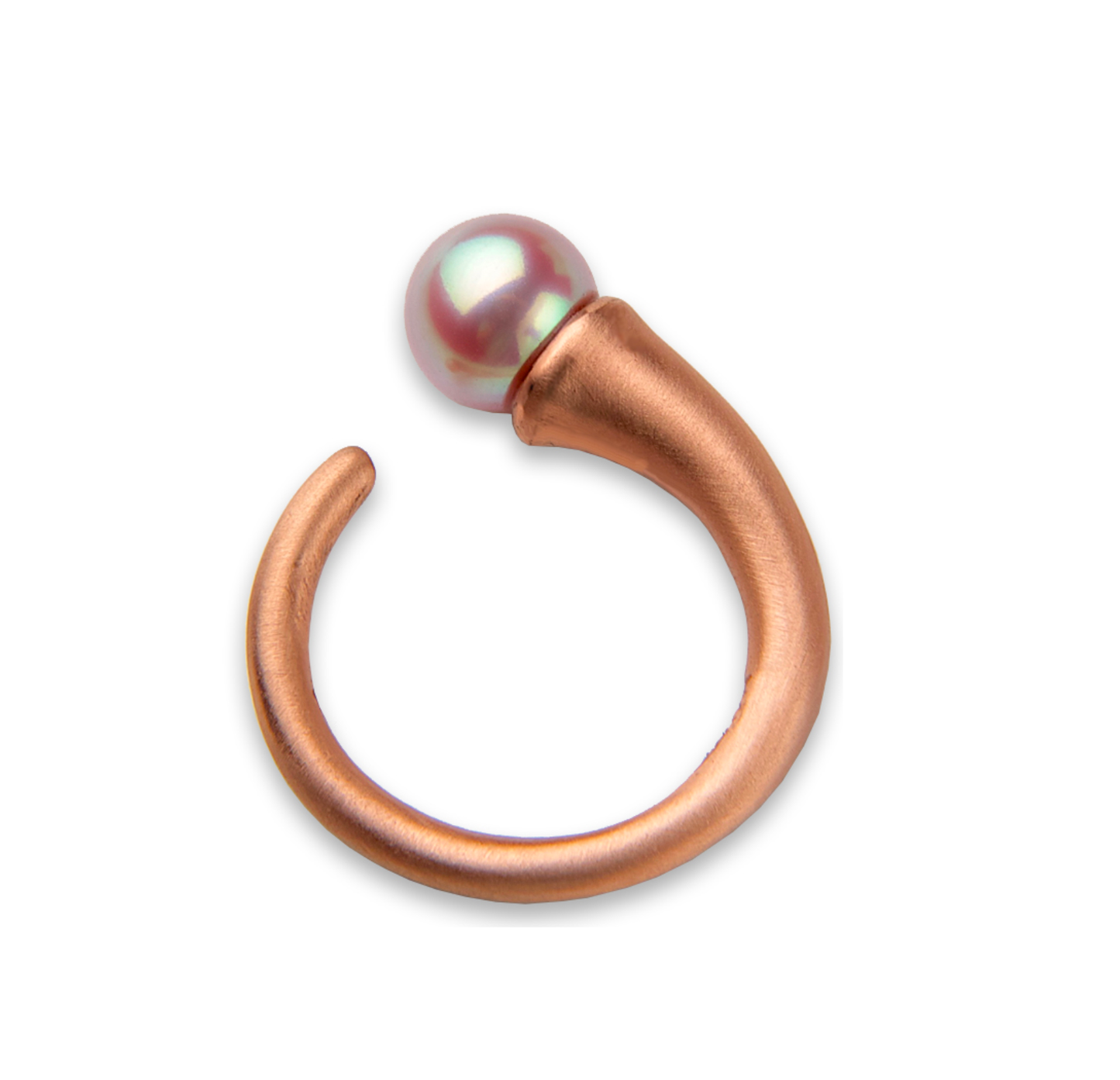 Chasing Ring in 14K Rose Gold