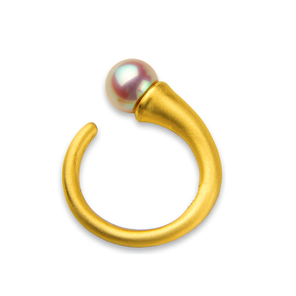 Chasing Ring in 14K Rose Gold